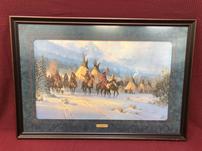 "In the Land of the Tetons" Framed Print 202//151